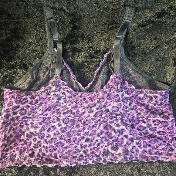 Torrid Unlined Lace Crop Bralette Size 3 - Picture 5 of 5